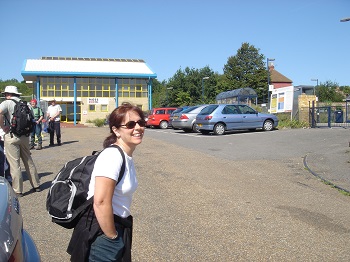 Ann at Bekesbourne Railway Station11.20 am 