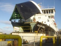 Loading on the Isle of Mull ferry